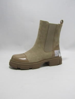 Botki damskie na płaskim (36-41) A798 TAUPE