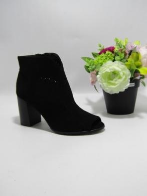 Botki damskie na obcasie (36-41) R628 BLACK