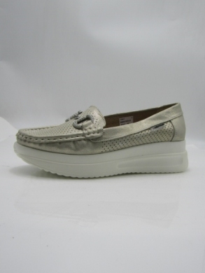 Mokasyny damskie na koturnie (36-41) 0666 GOLD