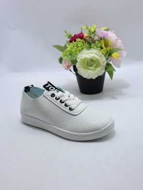 Buty sportowe damskie na płaskim (36-41) 8958 WH/BLACK