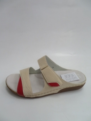 Klapki damskie na płaskim (36-41) 0093 RED