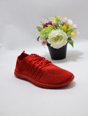 Buty sportowe damskie na płaskim (36-41) XKB-40 AL RED
