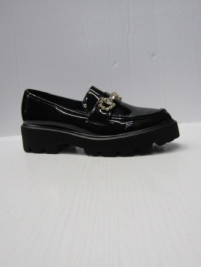 Mokasyny damskie na płaskim (36-41) YDF-24B BLACK