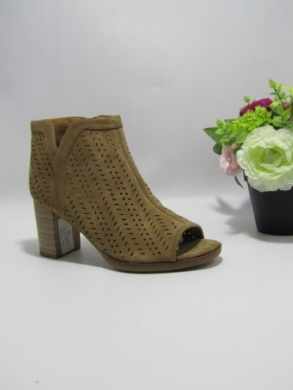 Botki damskie na obcasie (36-41) G23150 KHAKI