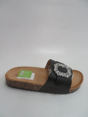 Klapki damskie na płaskim (36-41) 8075 BLACK