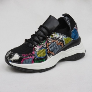 Sneakersy damskie niskie (36-41) 8195-SP BLACK