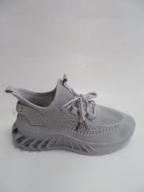 Buty sportowe damskie na płaskim (36-41) 2153-5 GREY
