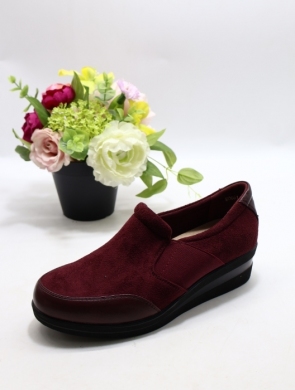 Półbuty damskie na koturnie (36-41) HL61683 RED
