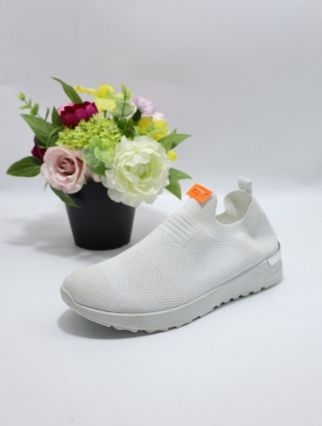 Buty sportowe damskie na płaskim (36-41) 9021 WHITE