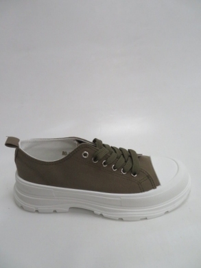 Trampki Damskie na koturnie (36-41) 678 GREEN