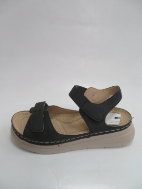 Sandały damskie na koturnie (39-43) DT21-3 BLACK