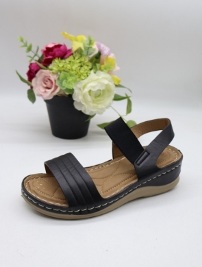 Sandały damskie na płaskim (36-41) Q5-1 BLACK