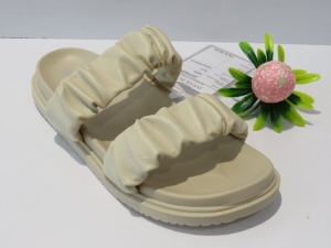 Klapki damskie na płaskim (36-41) ZYTX22038 BEIGE