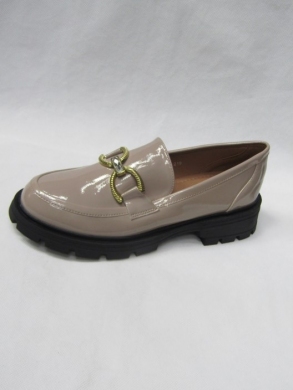 Mokasyny damskie na płaskim (36-41) W-219 KHAKI
