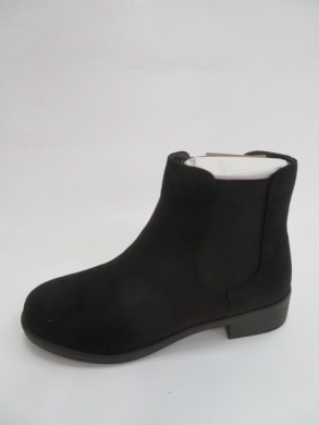Botki damskie jesienne na płaskim (36-41) LE-521 BLACK