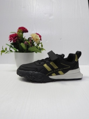 Buty sportowe chłopięce (32-37) LC903 BLACK/GOLD