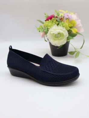 Mokasyny damskie na koturnie (36-41) TB3-06 BLUE