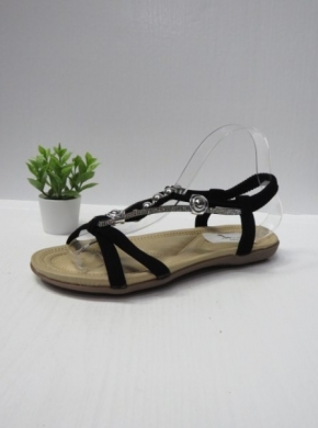 Sandały damskie na płaskim (36-41) 858-17 BLACK