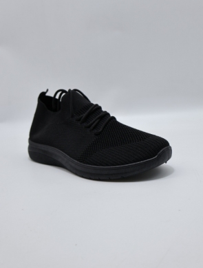 Buty sportowe damskie na płaskim (36-41) AA70 BLACK