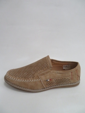 Mokasyny Męskie (40-46) 7133-5 BEIGE