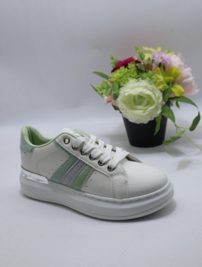 Buty sportowe damskie na płaskim (36-41) 980-31 GREEN
