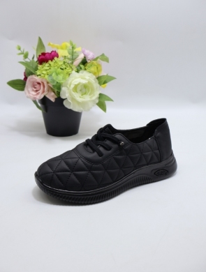 Półbuty damskie na płaskim (37-42) XQ25-2 BLACK