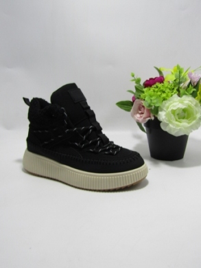 Buty sportowe damskie ocieplane (36-41) 24010 BLACK