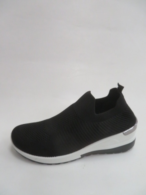 Buty sportowe damskie na koturnie (36-41) 8077-1 BLACK