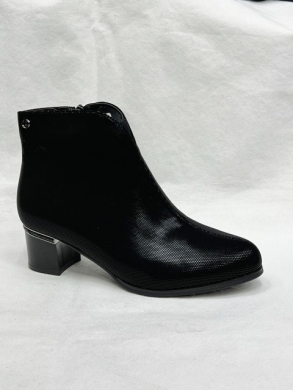 Botki damskie ocieplane na obcasie (36-41) E1002H BLACK