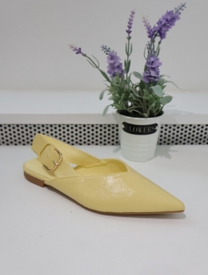 Sandały damskie na płaskim (36-41) 9732 YELLOW