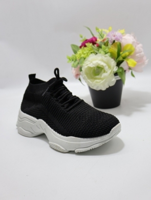 Buty sportowe damskie na płaskim (36-41) 9015 BLACK
