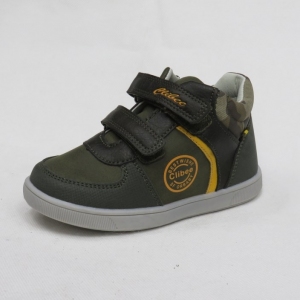 Buty sportowe chłopięce (20-25) P558 GREEN/YELLOW