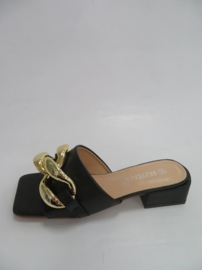 Klapki damskie na obcasie (36-41) G352 BLACK