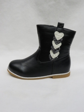 Botki dziewczęce ocieplane (30-35) 71046-1 BLACK