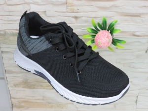 Buty sportowe damskie na płaskim (36-41) A2 BLACK