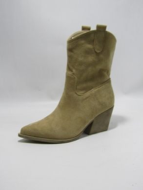 Botki damskie na obcasie (36-41) HQ336 KHAKI
