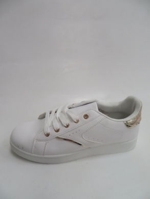 Buty sportowe damskie na płaskim (36-41) QS-25 WHITE