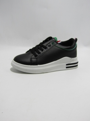 Buty sportowe damskie na płaskim (36-41) D235-1 BLACK
