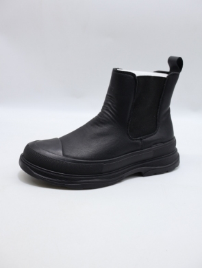 Botki damskie na płaskim (36-41) 6375 BLACK