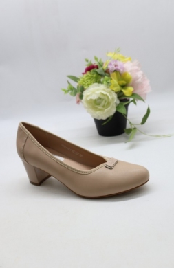 Czółenki damskie na obcasie (36-41) YCC-161 BEIGE