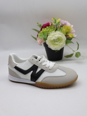 Buty sportowe damskie na płaskim (36-41) 99003 WH/BL