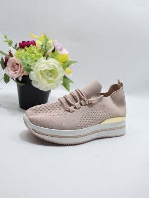Buty sportowe damskie na płaskim (36-41) V-139 PINK