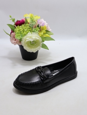 Mokasyny damskie na płaskim (36-41) XYG2312-3 BLACK