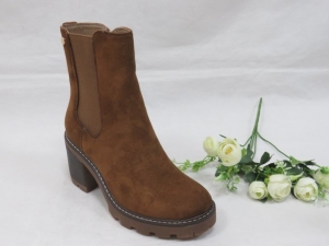Botki damskie jesienne na obcasie (36-41) KE203 KHAKI