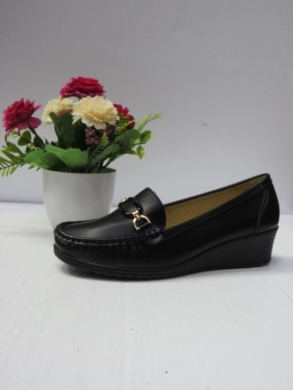 Mokasyny damskie na koturnie (36-41) 7058 BLACK