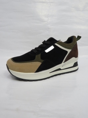 Buty sportowe damskie na płaskim (36-41) JS1162 BLACK