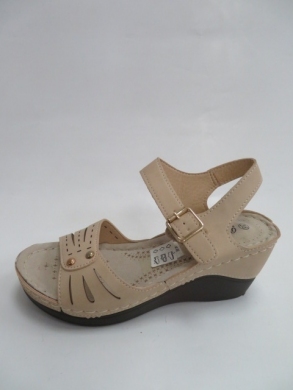 Sandały damskie na koturnie (36-41) 3006 BEIGE