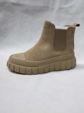 Botki damskie na płaskim (36-41) R979 KHAKI
