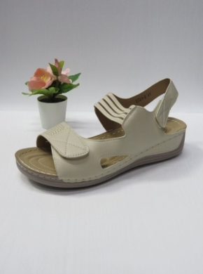 Sandały damskie na koturnie (39-43) DJ31-9 BEIGE