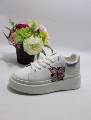 Buty sportowe damskie na płaskim (36-41) EL-012 SILVER